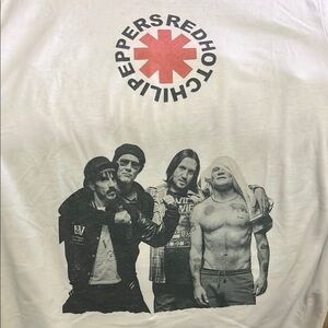 Red Hot Chili Peppers White Large Shirt